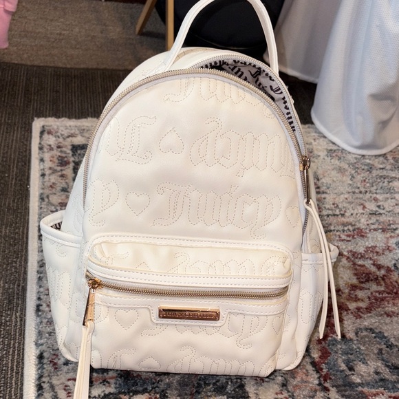 Juicy Couture Handbags - Juicy Couture White Backpack NWOT